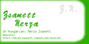 zsanett merza business card